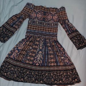 American Rag Off-The-Shoulder Fit & Flare Dress